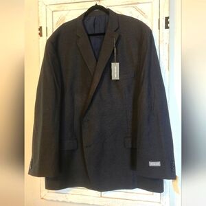 Michael Kors Men's Blue Checkered Blazer
